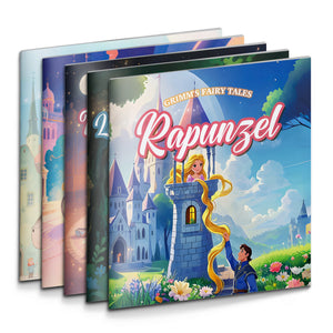 Grimm's Fairy Tales 5-Book Set for Kids cover