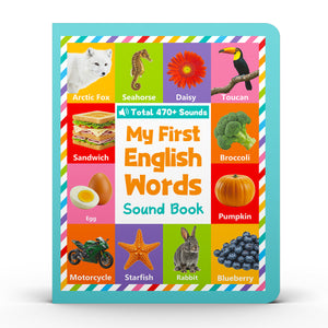 Interactive First Words Sound Book for Toddlers cover