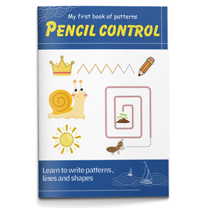 My First Book of Patterns Pencil Control Workbook for Kids, Pre-Writing Skills Practice with Pattern Tracing, Line and Shape Activities, Fine Motor Development, and Handwriting Readiness