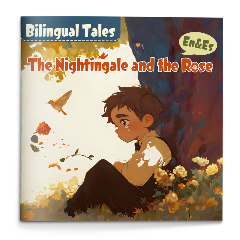 The Nightingale and the Rose English-Spanish Book cover
