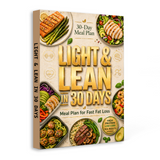 Standing product view of meal planning and balanced eating book