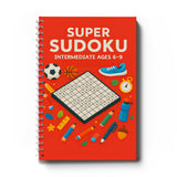 Printed Super Sudoku workbook for focus and math thinking