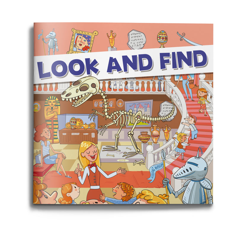 Look and Find Museum Search Activity Book cover