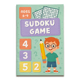 Colorful sudoku game pages for number logic practice