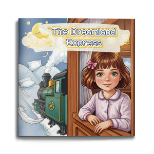 The Dreamland Express bedtime picture book for kids cover