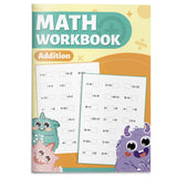 Addition Practice Math Workbook cover