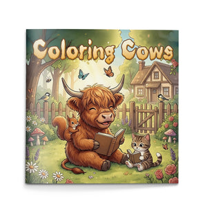 Cow Coloring Book for Kids, Fun Farm Animal Coloring Pages for Creativity, Fine Motor Skills, and Imaginative Play