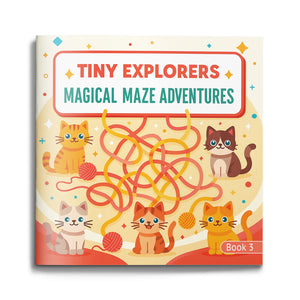 Tiny Explorers Maze Book 3 Animal Trails cover