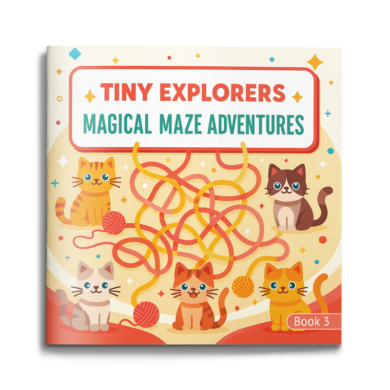Tiny Explorers Maze Book 3 Animal Trails cover