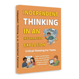 Paperback mockup of teen critical thinking book