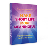 Adult self-improvement book with purple blue cover