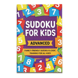 Printed four-book family-friendly Sudoku workbook set