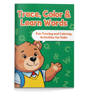 Trace Color and Learn Words workbook cover