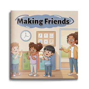 Making Friends school readiness picture book for kids cover