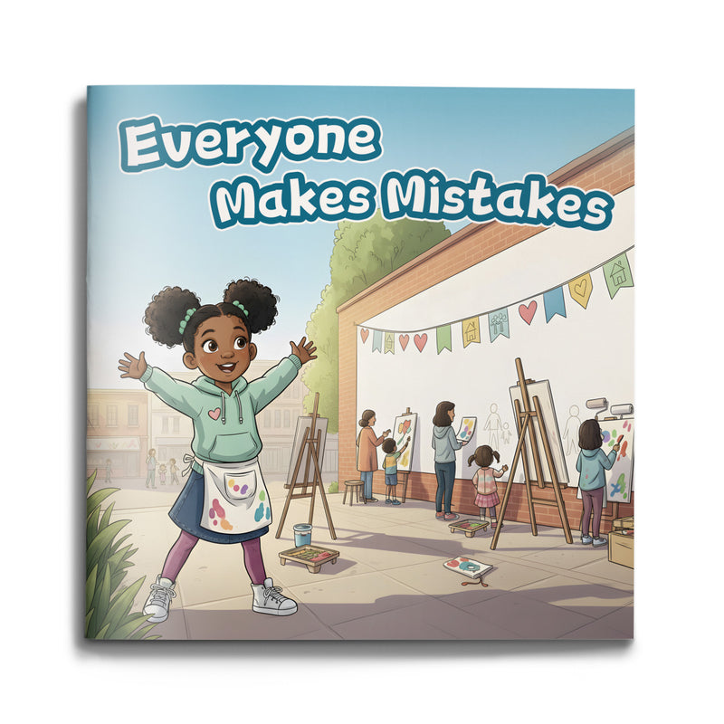 Everyone Makes Mistakes confidence picture book for kids cover