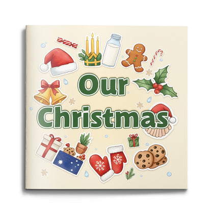 Our Christmas holiday picture book for kids cover