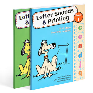 Letter Sounds and Printing 2 Book Set cover