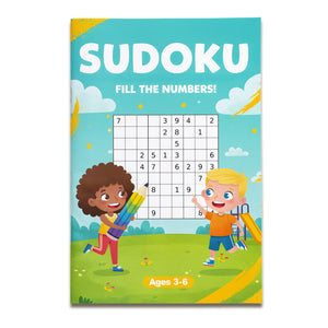 Sudoku Fill the Numbers Playground 4-Book Set covers