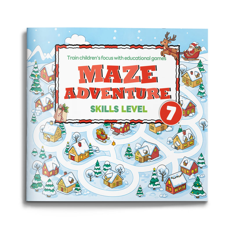 Winter Maze Adventure Snow Village Paths cover