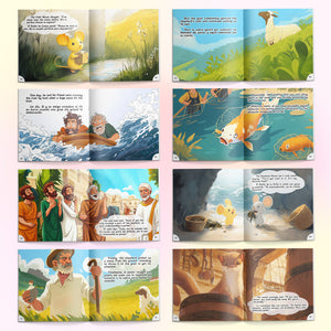 Bilingual Storybook Collection: 5-Book Set main cover and printed book set view, image 1, bundle ISBN 9798900663814