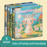 Selected Fairy Tales 5-Book Set Happy Hans Pigs Turnip Bunny and Match Girl cover