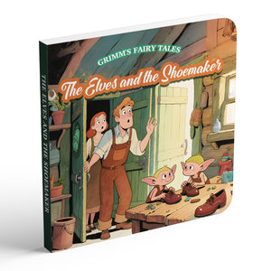 The Elves and the Shoemaker classic fairy tale picture book cover for kids