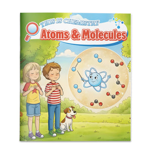 This Is Chemistry Atoms and Molecules book for kids cover