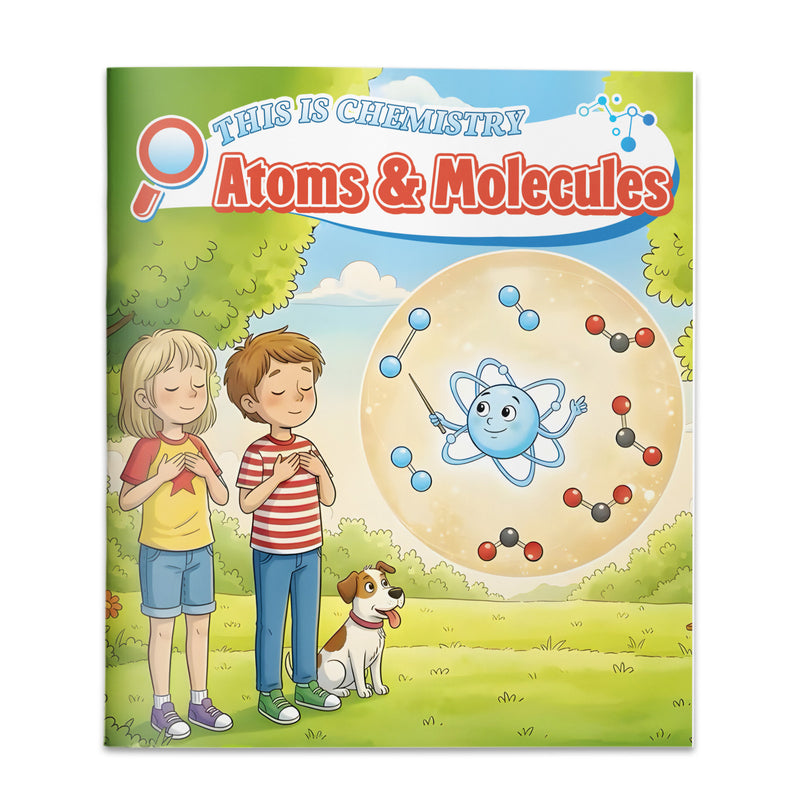 This Is Chemistry Atoms and Molecules book for kids cover