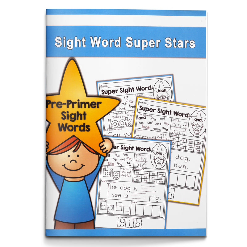 Super Sight Words Workbook for Kids cover