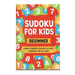 Sudoku for Kids Puzzle Books, 4 Progressive Levels Beginner to Challenge, Number Logic Workbooks for Focus, Critical Thinking and Problem-Solving Practice
