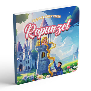 Rapunzel classic fairy tale picture book cover for kids