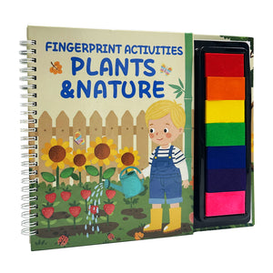 Fingerprint Activities Plants and Nature with ink pad cover
