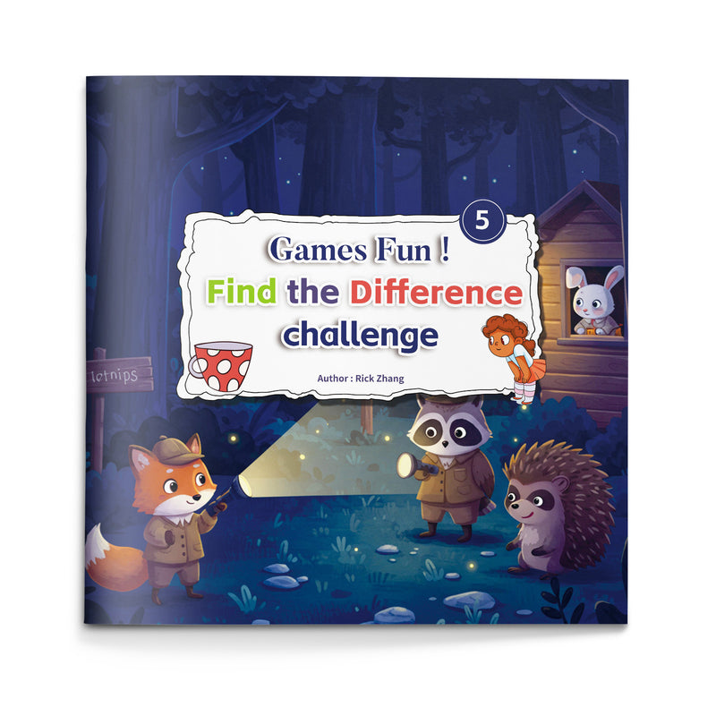 Fun Find the Difference Book for Kids cover