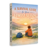 Survival Guide for Your Lowest Season product image 5 showing printed book details for screen-free reading and learning