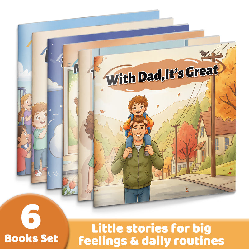 Picture Book Collection: 6-Book Set main cover and printed book set view, image 1, bundle ISBN 9798900662855