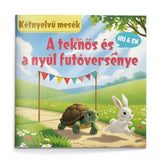 The Tortoise and the Hare Hungarian-English Book cover