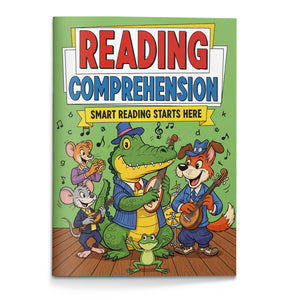Reading Comprehension Workbook for Kids, Read Short Passages and Answer Questions, Picture Choice Activities, Early Literacy and Language Learning Book