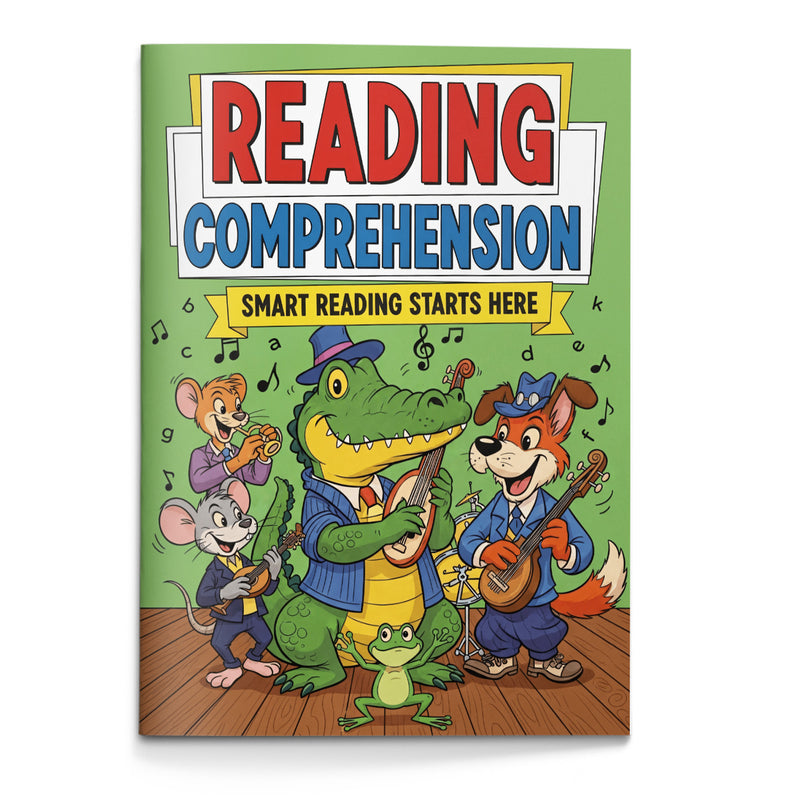 Reading Comprehension Smart Reading Starts Here workbook cover