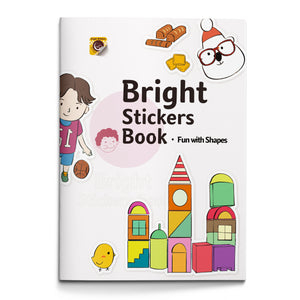 Bright Stickers Book Fun with Shapes cover