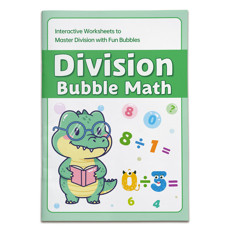 Division Bubble Math Workbook cover
