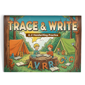 Trace and Write A-Z Handwriting Practice workbook cover