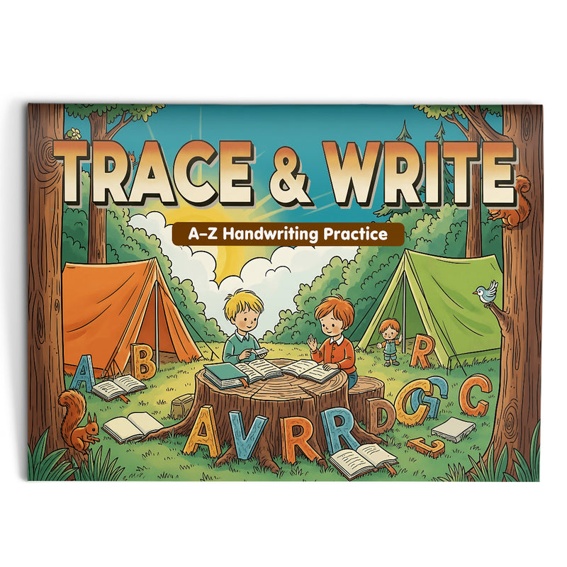Trace and Write A-Z Handwriting Practice workbook cover
