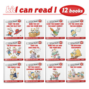 Kid Can Read Level A 12-book first English words early reader set cover