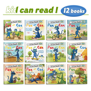 Pat the Cat 12-book early reader set for beginner phonics cover