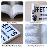 Buffett's Wisdom for My Daughter Wise Living Reflections product image 5 showing printed book details for screen-free reading and learning