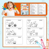Printed simple doodle practice pages for focus, hand control, and creativity