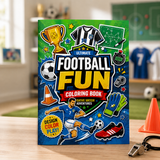 Ultimate Football Fun Coloring Book - Soccer Adventure Activity Pages physical printed English book interior page or product preview 3, ISBN 9798904662356