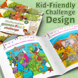 Ages 4-8 math games book for screen-free number practice