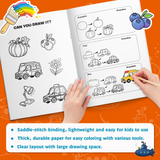Beginner learn-to-draw book for kids with step-by-step sketch prompts