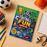 Ultimate Football Fun Coloring Book - Soccer Adventure Activity Pages physical printed English book interior page or product preview 5, ISBN 9798904662356